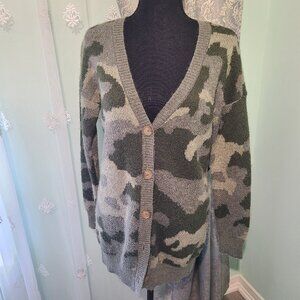 Lucky Brand Camo Women's Cardigan Size S